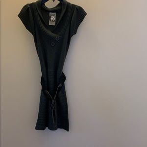 Red Paint Juniors‎ Sweater Dress Gray Small